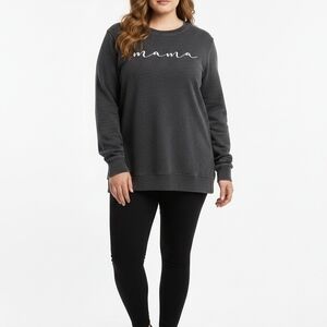 Gray 'Mama' Sweatshirt